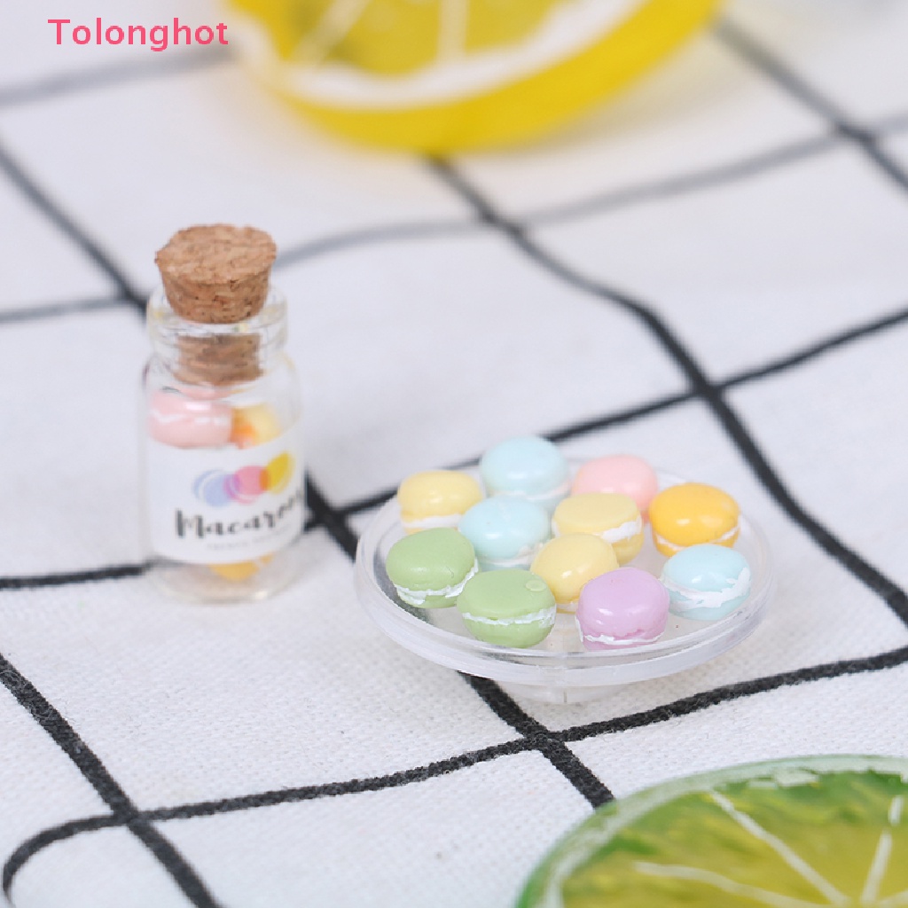 Mô Hình Bánh Macaron Tỉ Lệ 1 / 12 Trang Trí Nhà Búp Bê