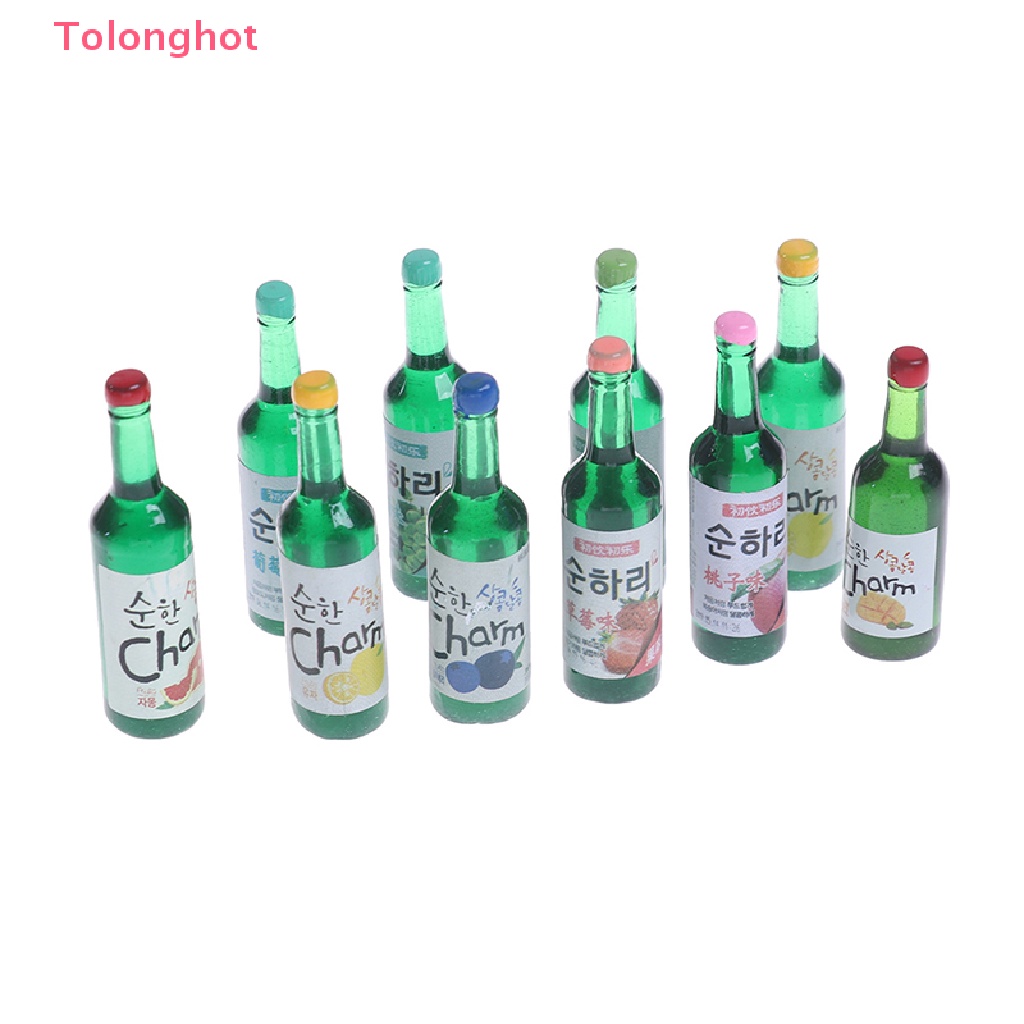 Set 10 Mô Hình Chai Rượu 1: 12 Dùng Để Trang Trí Nhà Búp Bê