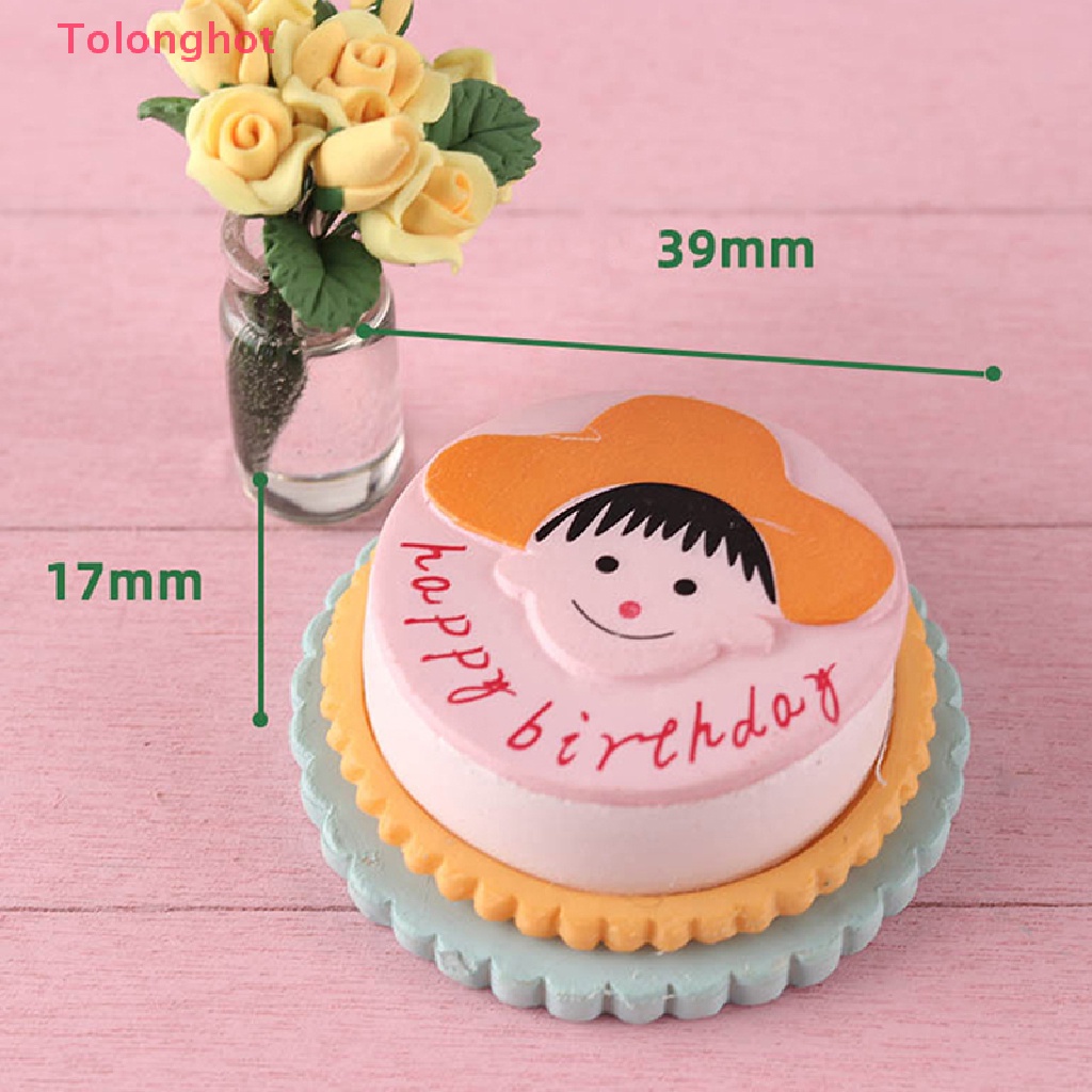 Mô Hình Hộp Bánh Sinh Nhật Mini Tỉ Lệ 1: 12 Trang Trí Nhà Búp Bê