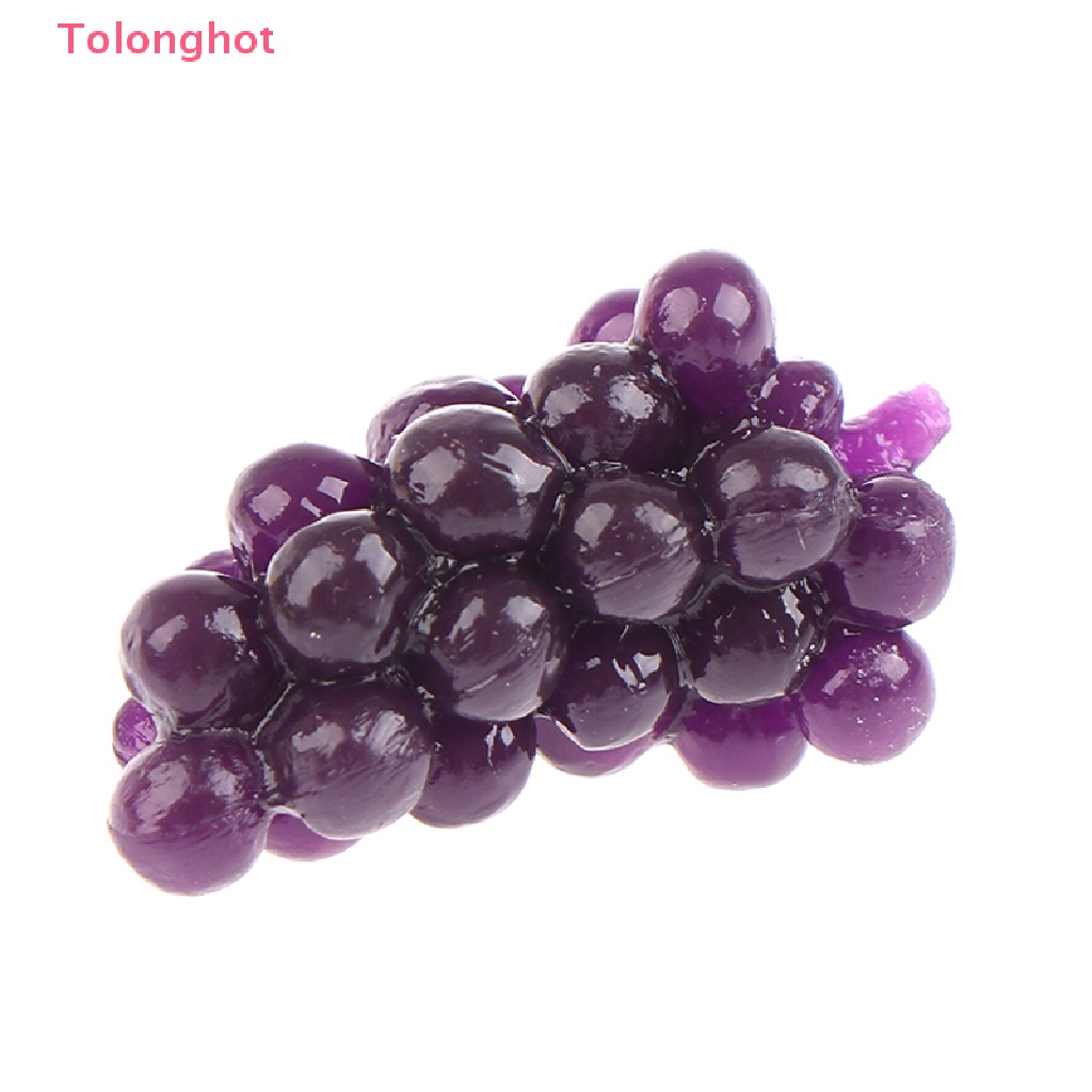 Set 5 Trái Nho Mini TPR Mềm Mại Trang Trí Nhà Búp Bê