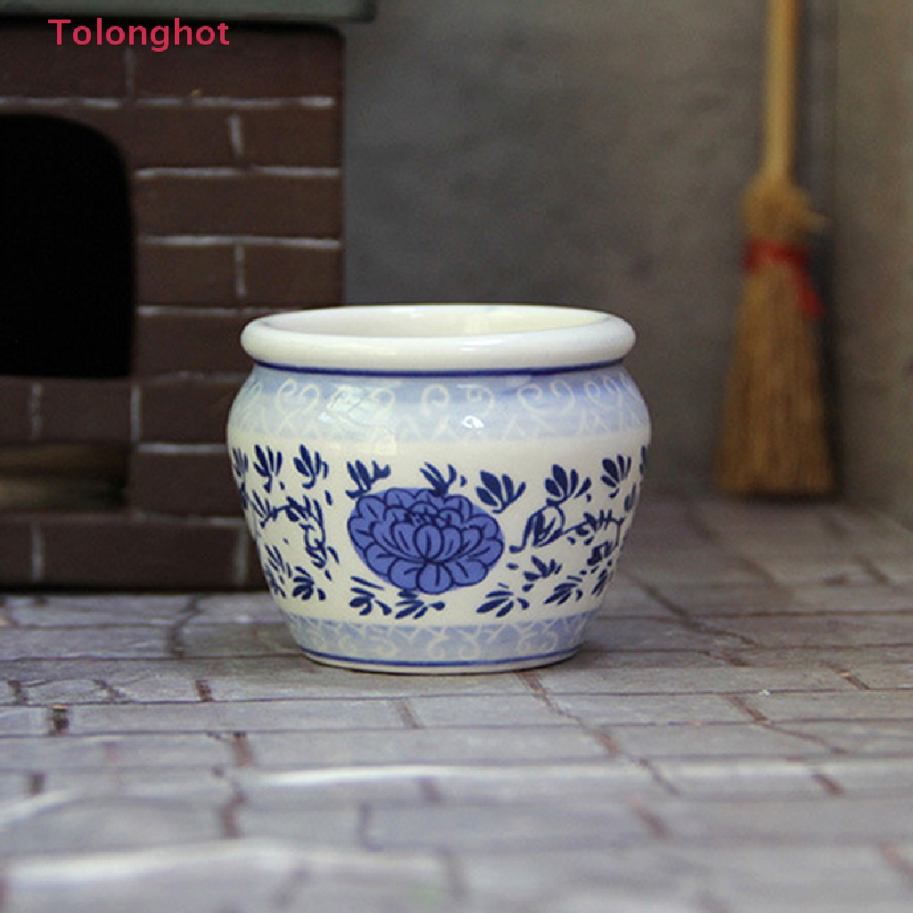 1 Mô Hình Trụ Gốm Mini Trang Trí Nhà Búp Bê DIY