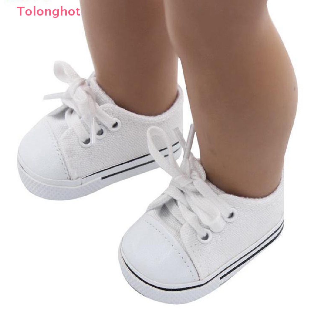 Giày Thể Thao Cao Cổ Thời Trang Cho Búp Bê 43cm 18 inch