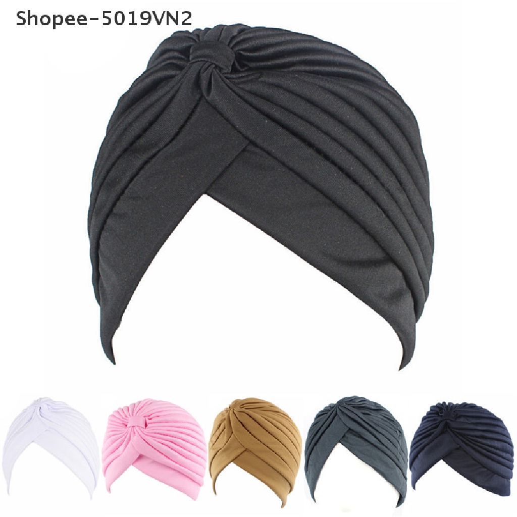 Mũ Turban Mềm Co Giãn Phong Cách Ấn Độ Thời Trang Cho Nam Nữ