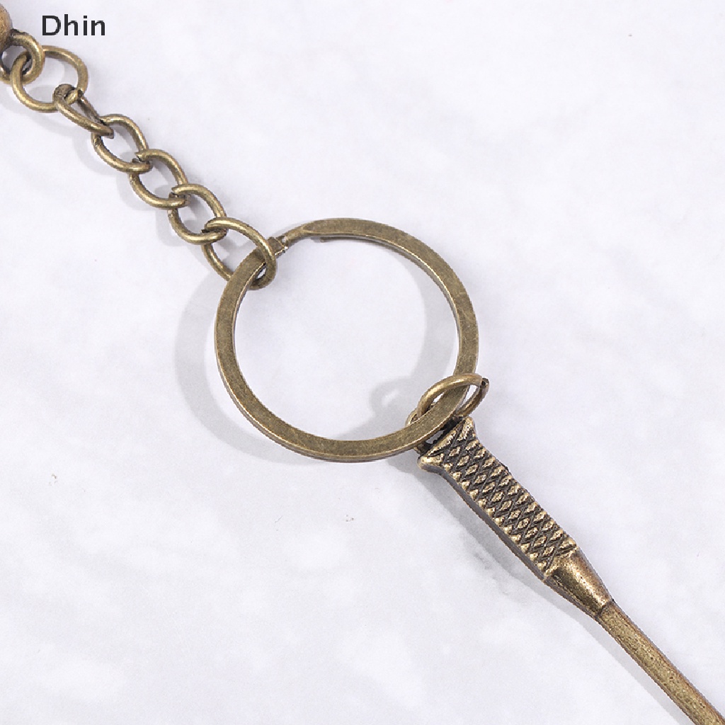 Móc Khóa Hình Vợt Cầu Lông Mini Bằng Kim Loại