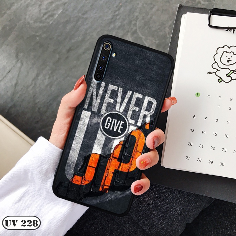 Ốp lưng nhám in hình cho điện thoại Realme 6/6 Pro