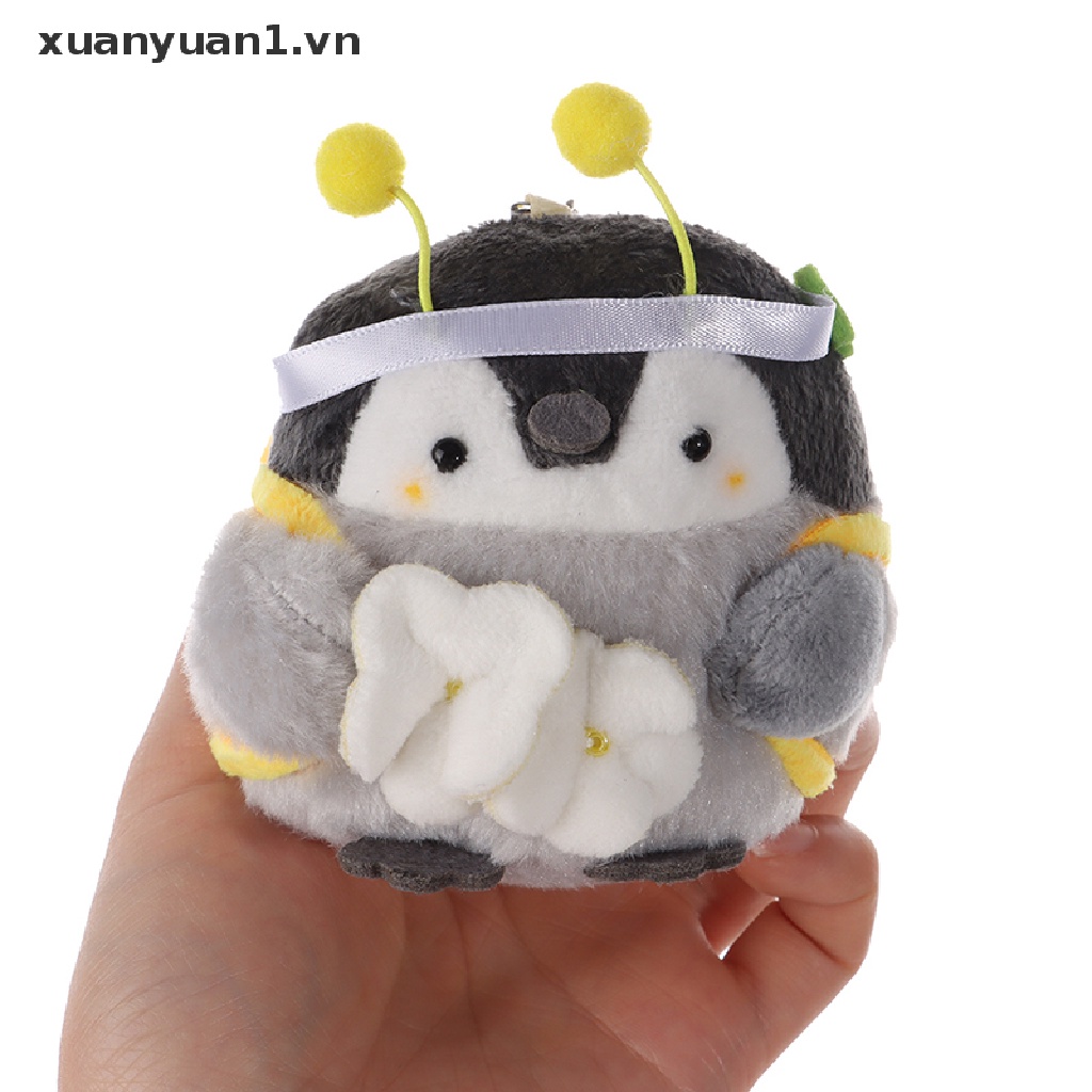 Móc Khóa Hình Chim Cánh Cụt Nhồi Bông Đáng Yêu