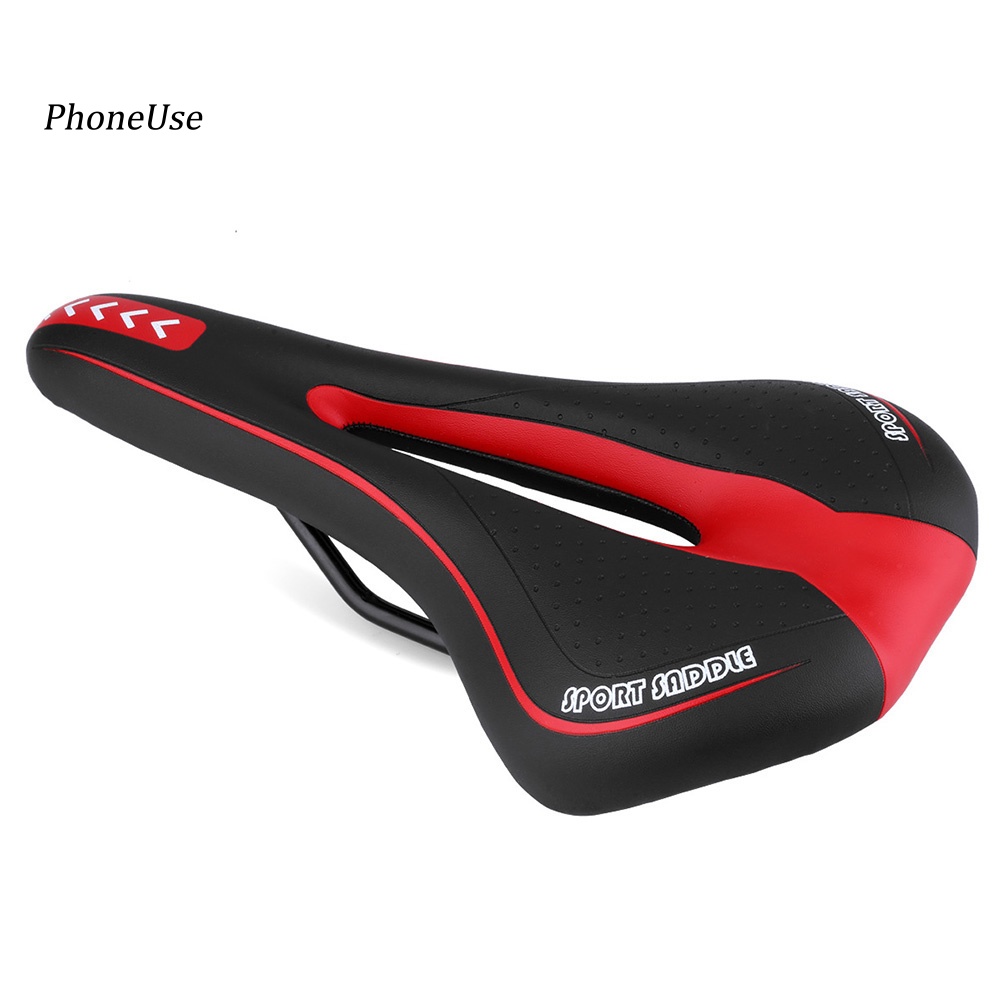 Yên Xe Đạp Bằng Da PU Thoáng Khí Giảm Xóc