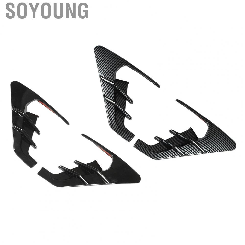 Soyoung Side Camera Turn Signal Covers  Sporty Style Non Destruction Installation Lasting Durability Indicator Protection Cover Anti Scratch for Car