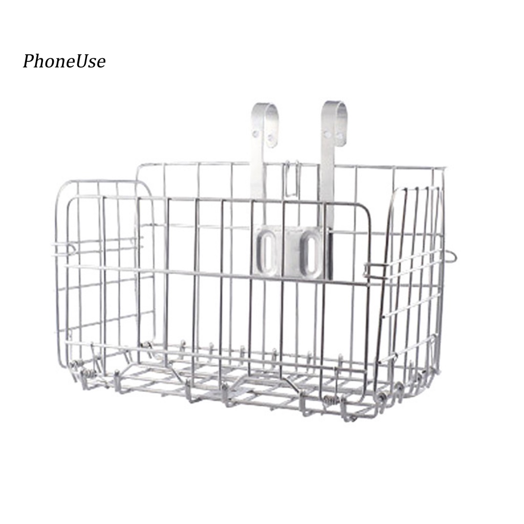 Giỏ Xe Đạp Bằng PU Dày Dặn Có Thể Gấp Gọn Tiện Dụng