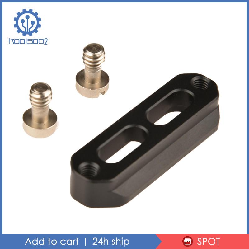 [Koolsoo2] Tay Cầm Đa Lỗ 1 / 4 3 / 8 Cho Lồng Máy Ảnh DSLR