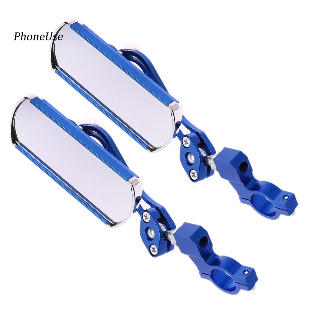 Bộ 1 / 2 Gương Chiếu Hậu Bọc Da PU Cho Xe Đạp Leo Núi