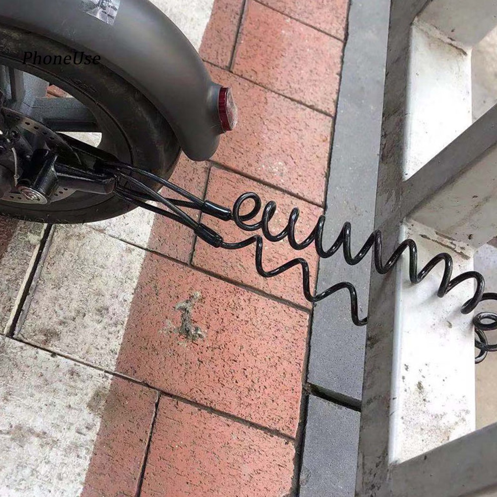 Ổ Khóa Đĩa Phanh Bằng Dây Thép PU Chống Trộm Cho Xiao-mi Mijia M365