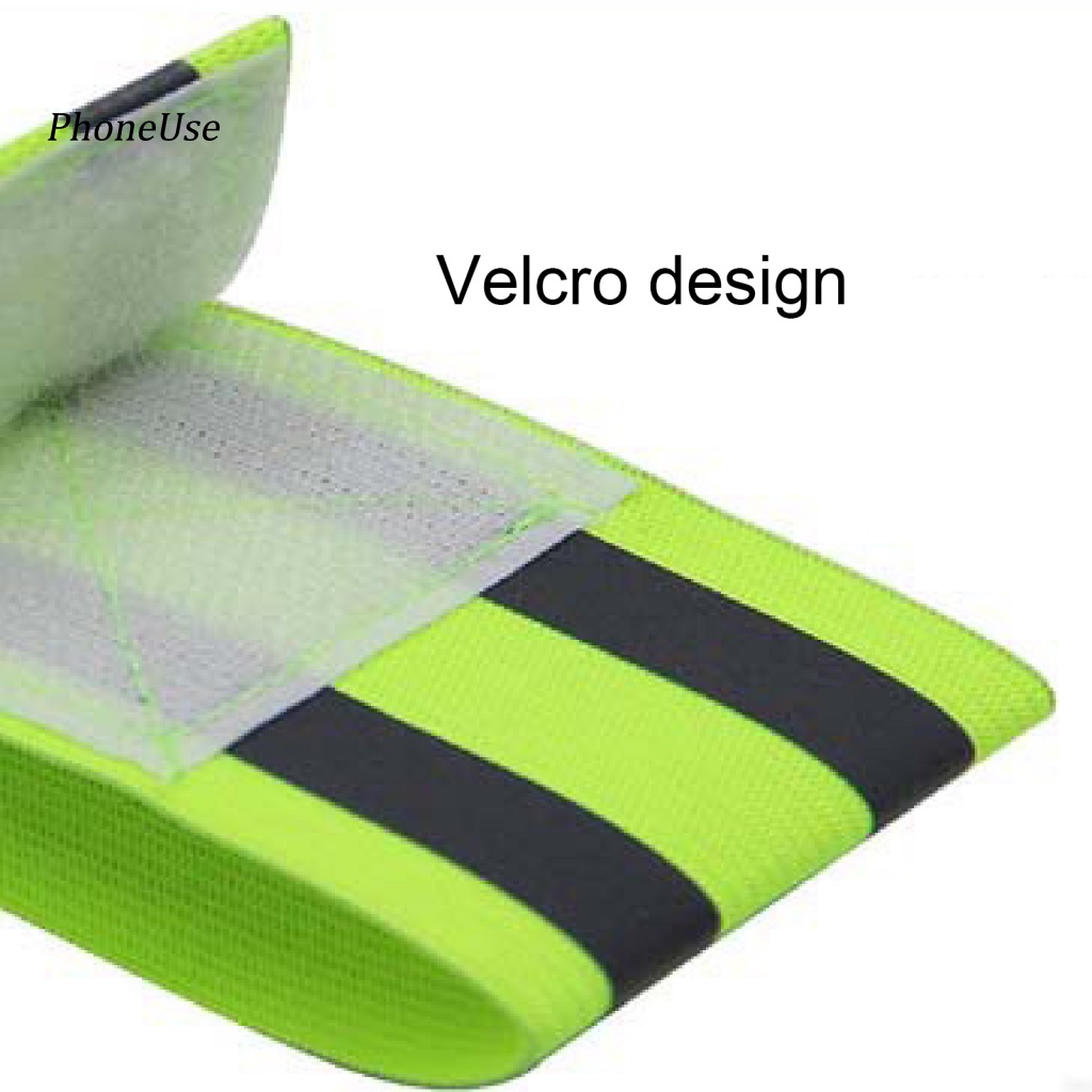 Bộ 2 Dải Dán Phản Quang Tự Dính Bằng PU An Toàn Cho Xe Đạp