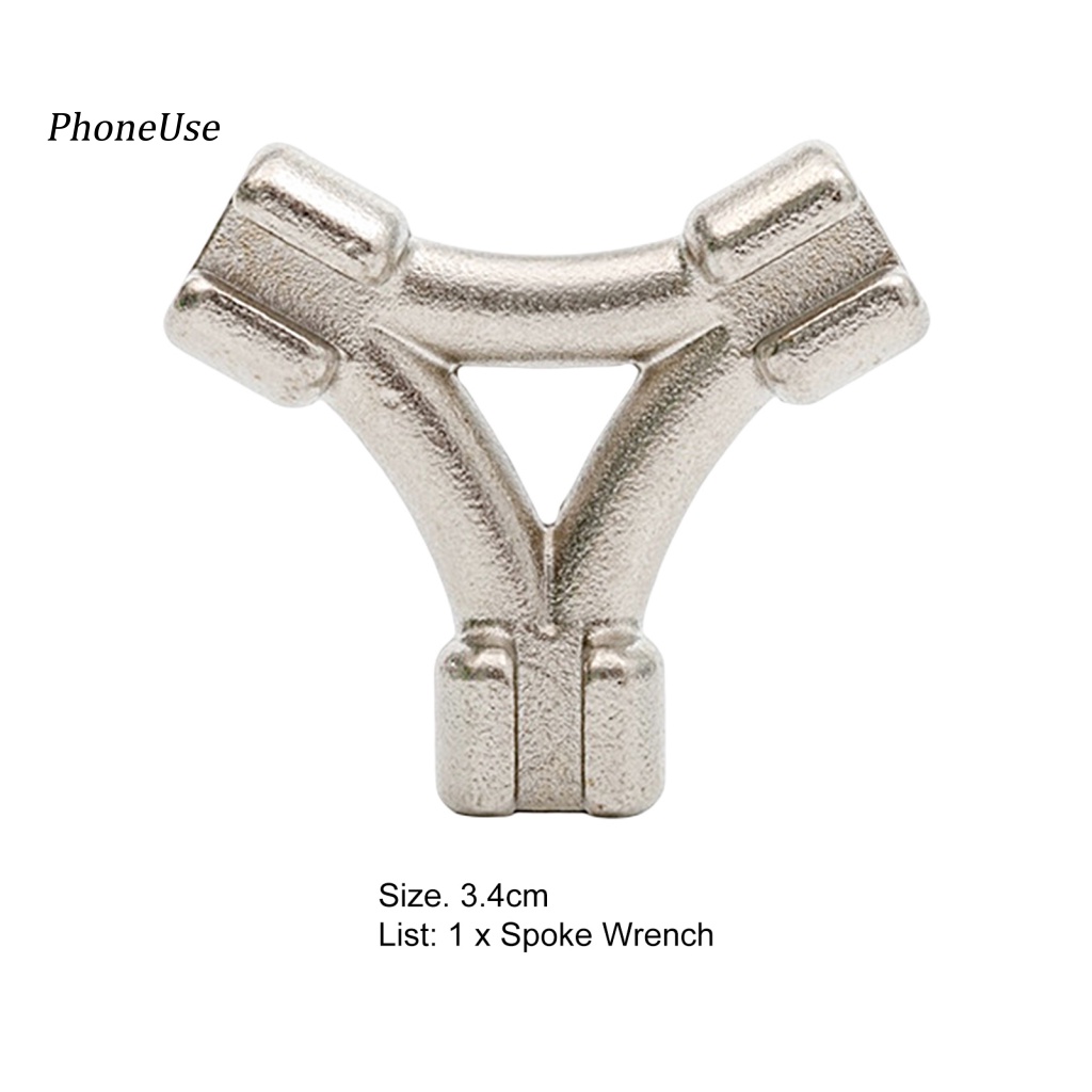 Cờ Lê Hình Tam Giác Bằng Thép Cứng 3 Chiều Chịu Lực Tốt Dùng Sửa Chữa Căm Xe Đạp Leo Núi