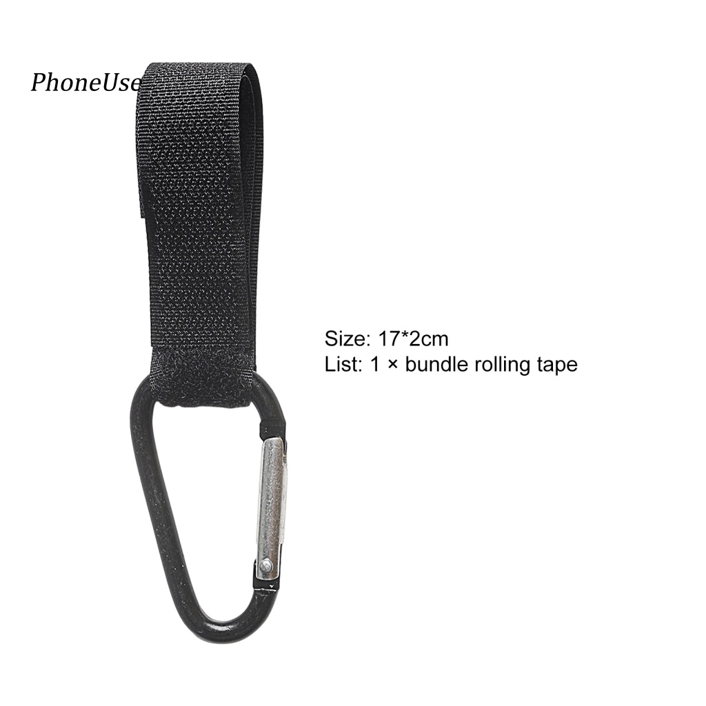 Móc Khóa Dây Đai Bằng PU Siêu Nhẹ Chống Mất Nhiều Màu Sắc Cho Xe Đẩy Em Bé