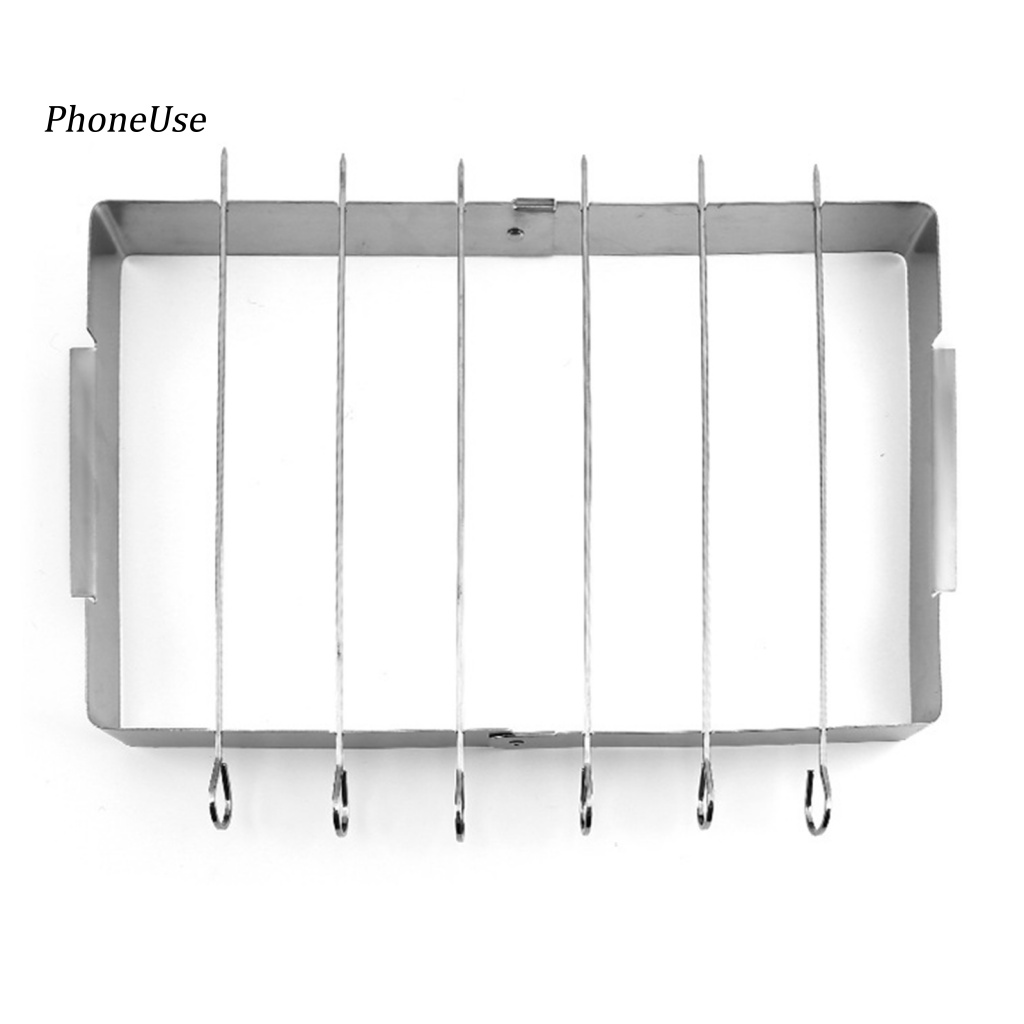 Pu Vỉ Nướng BBQ Bằng Thép Không Gỉ Có Thể Gấp Gọn Tiện Dụng