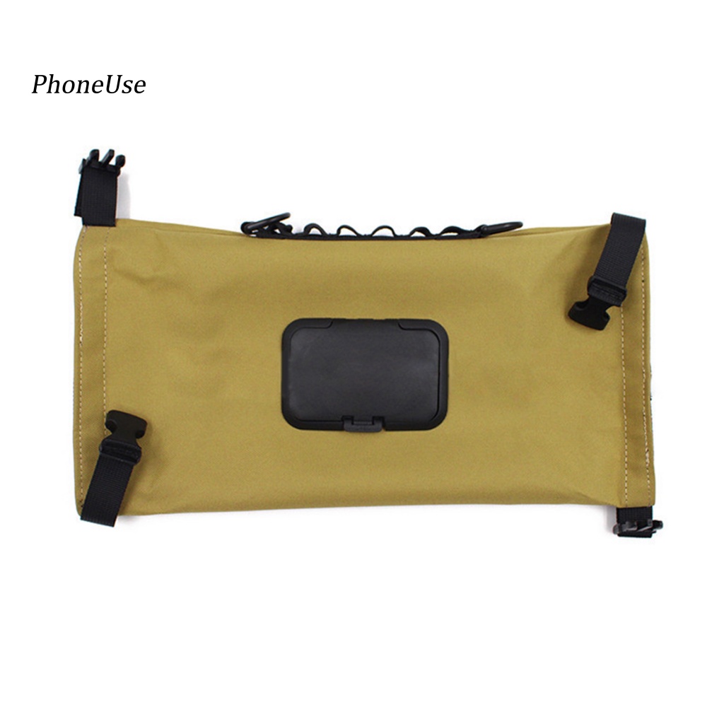 Túi Đựng Khăn Giấy Bằng PU Họa Tiết Rằn Ri Khối Lượng Nhẹ Có Khóa Kéo Mở Cho Xe Hơi Ngoài Trời