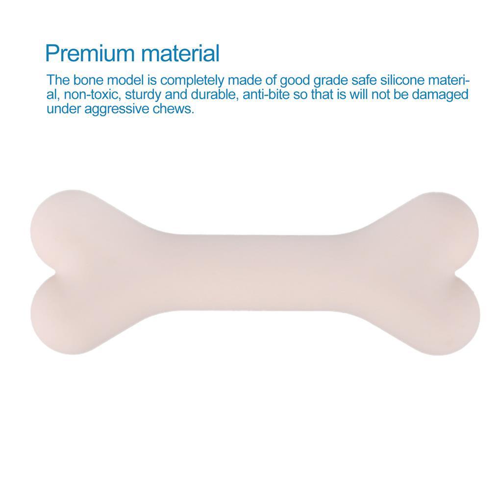 Khúc Xương Đồ Chơi Bằng Silicone Cho Thú Cưng