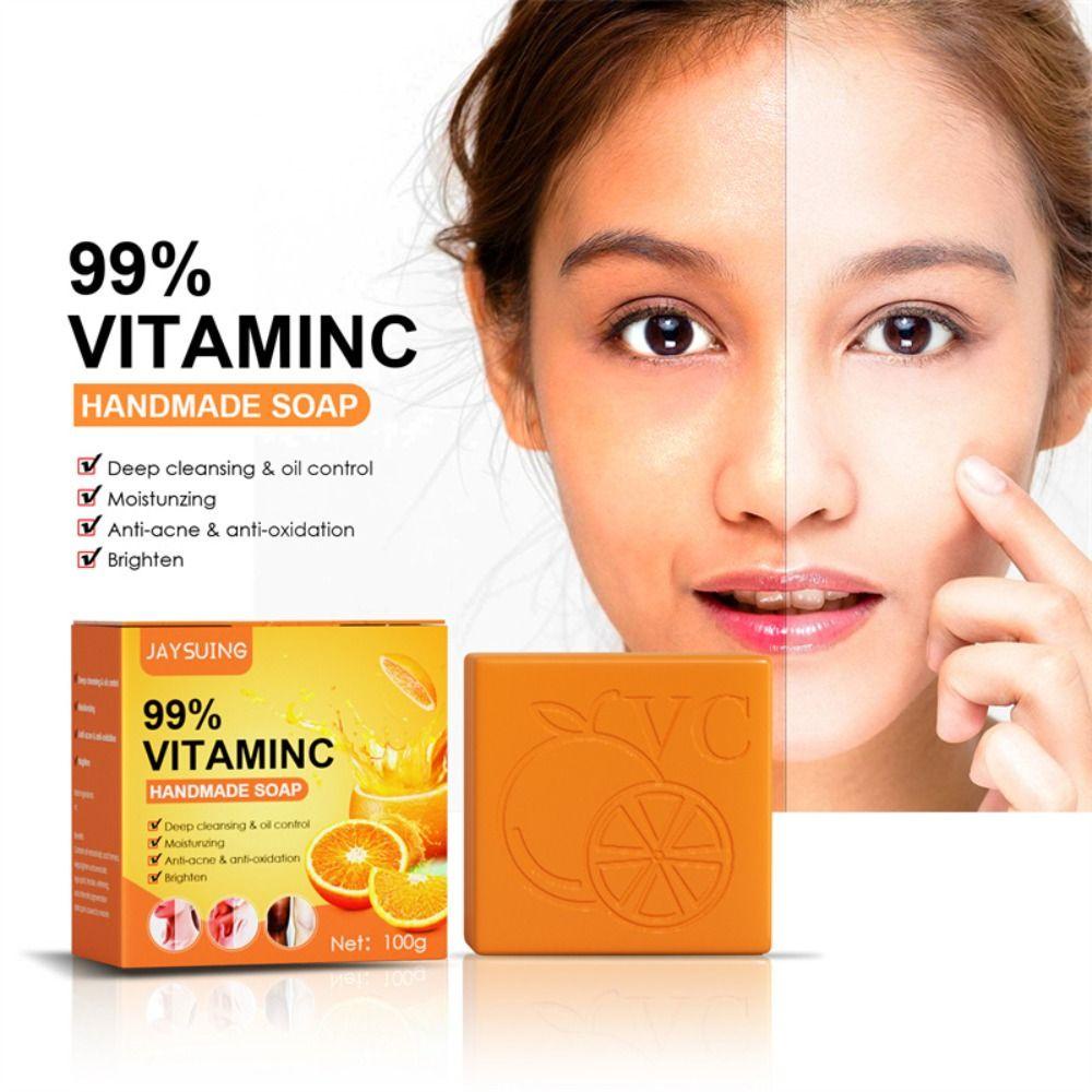 Xà Phòng Handmade Vitamin C Giúp Làm Trắng Sáng Da