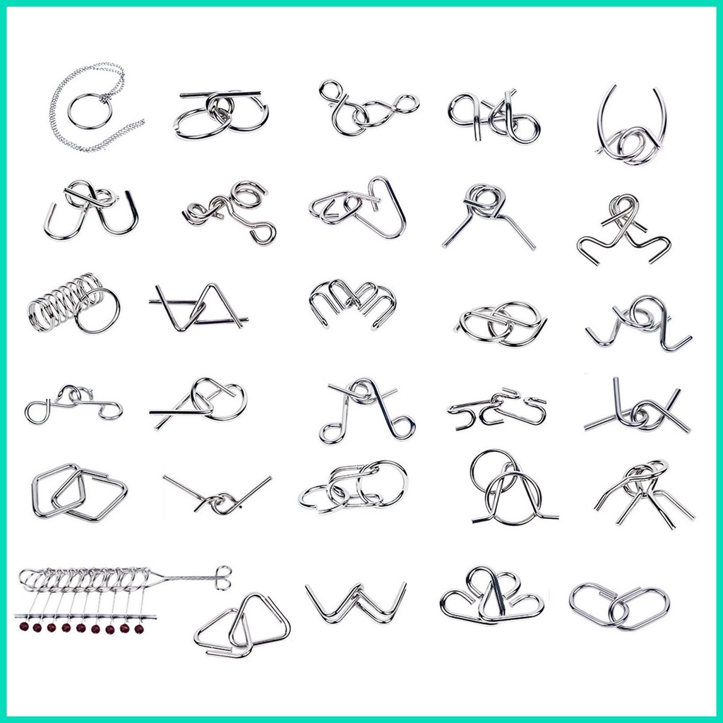 Bộ Đồ Chơi Mở Khóa 30 Mảnh Rèn Luyện Trí Não IQ