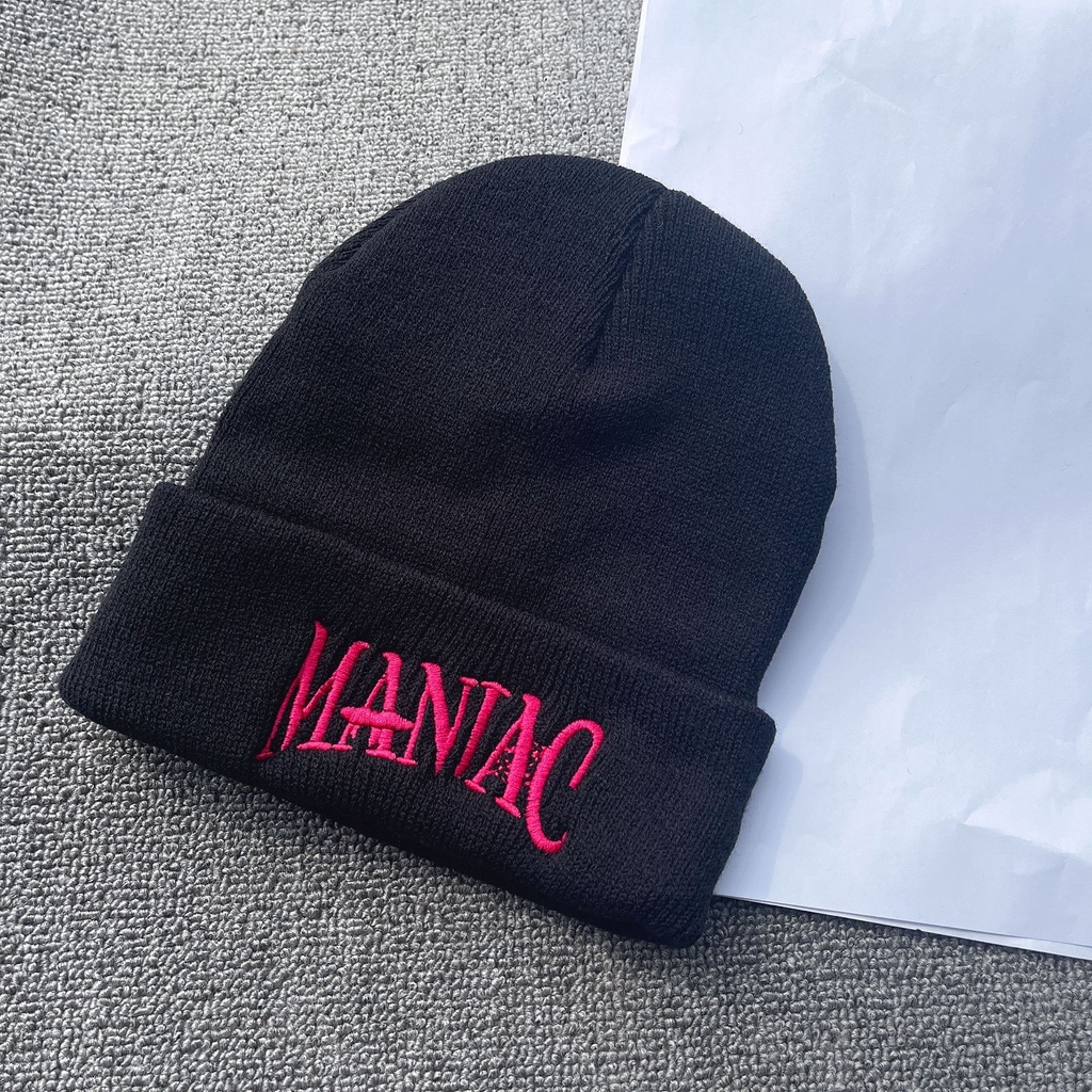 Mũ Len Dệt Kim Kpop Stray Kids Concert MANIAC Grey Day Week Thời Trang Thu Đông