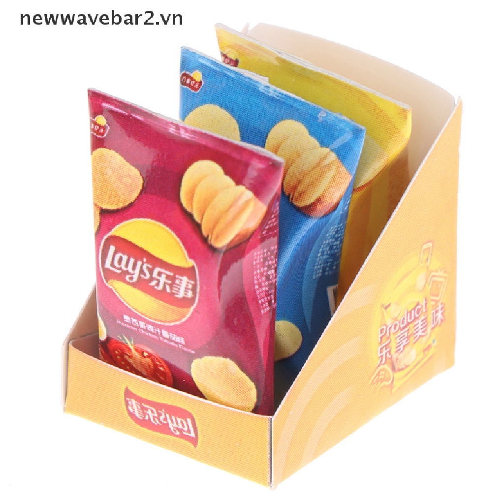 1 Set Mô Hình Khoai Tây Chiên Mini 1: 12 Kèm Hộp Đựng Trang Trí Nhà Búp Bê