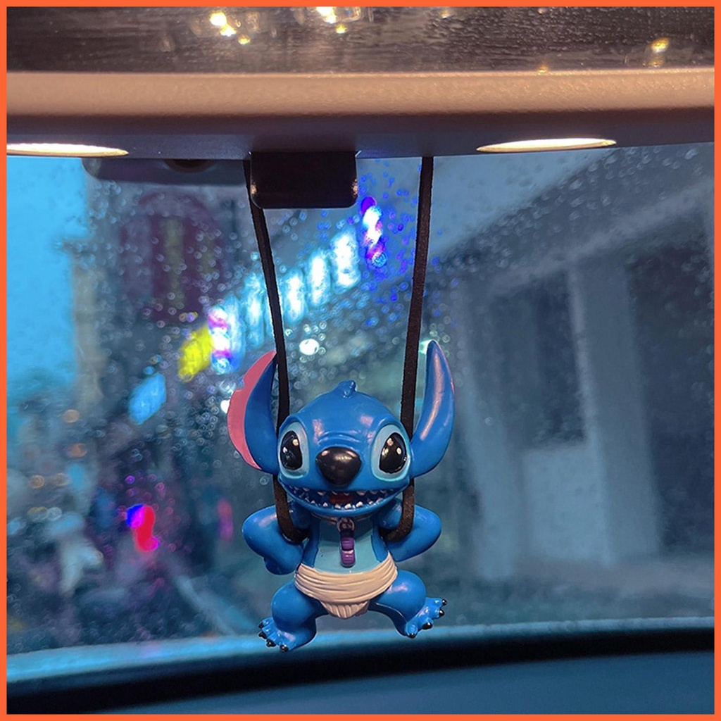 Mô Hình Nhân Vật Stitch Tai To Dễ Thương Trang Trí Bảng Điều Khiển Xe Hơi