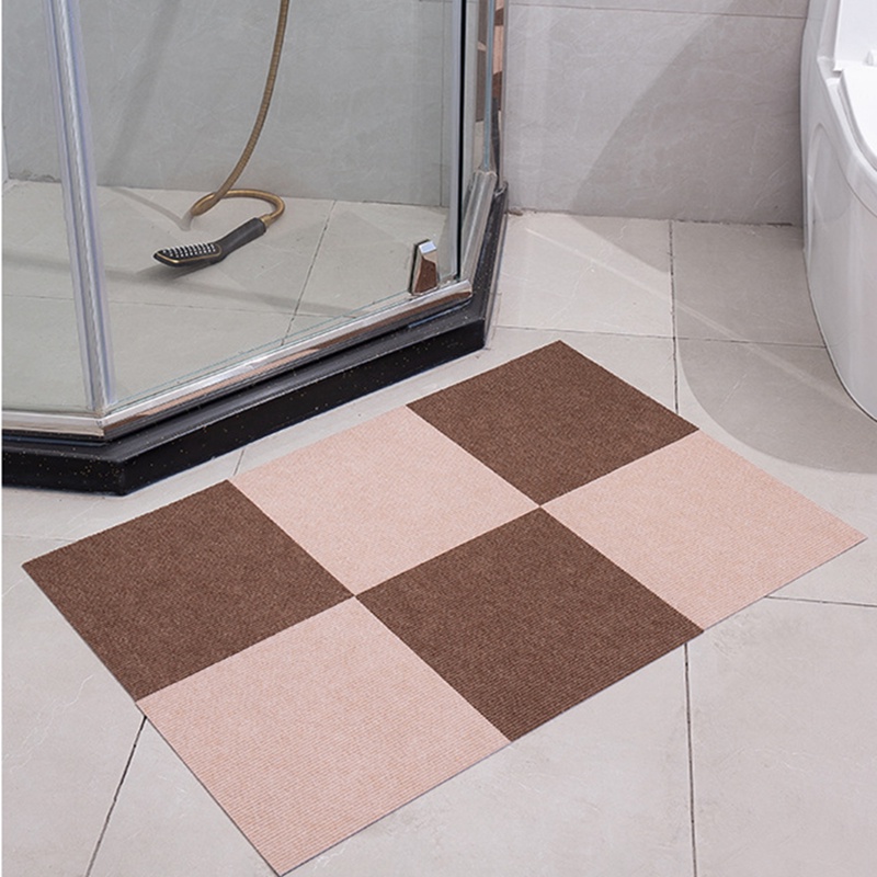 Thảm Lót Sàn Bằng Polyester 30x30cm Chống Trượt Độc Đáo Trang Trí Nhà Cửa DIY