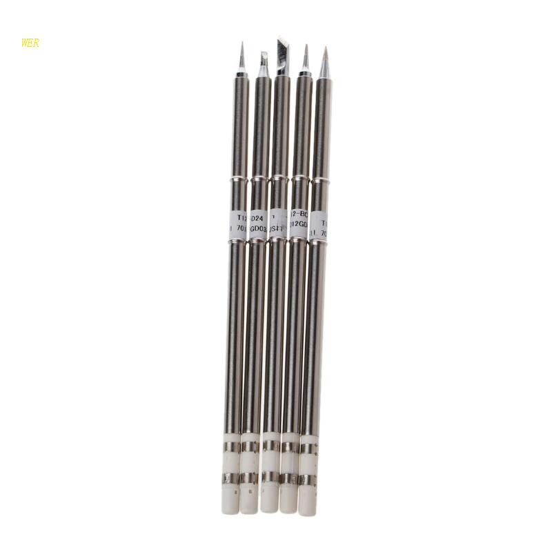 Bộ 5 Đầu Hàn T12 Cho Hakko FX951 FM-2027 2028