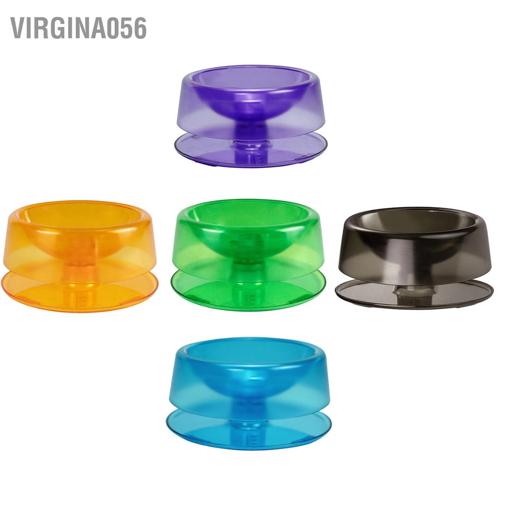 Virgina056 Bát Thức Ăn Cho Thú Cưng Dung Tích 420Ml Cấp Thực Phẩm Có Thể Điều Chỉnh Các Góc Bảo Vệ Đốt Sống Cổ Tử Cung Tiếng Anh Trang Trí Chó