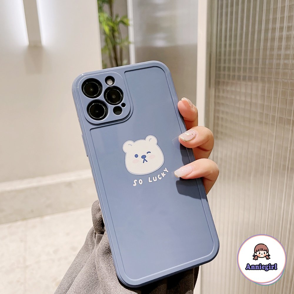 Ốp Điện Thoại TPU Mềm Chống Sốc Họa Tiết Gấu Cho IPhone 11 14 Pro Max 13 Pro Max 12 X XS XS Max XR 7 8 Plus