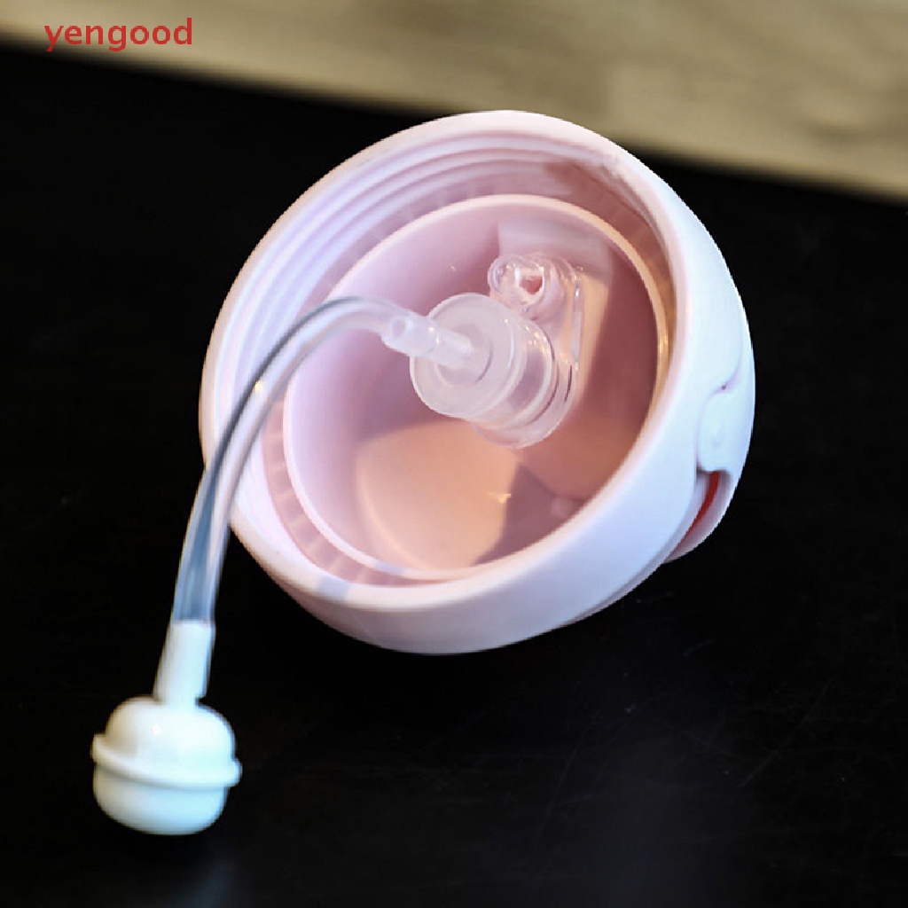 Bình Uống Nước 250ml Có Tay Cầm Và Ống Hút Cho Bé