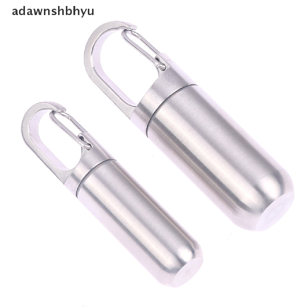 Hộp Đựng Thuốc Mini Bằng Thép Không Gỉ Chống Thấm Nước
