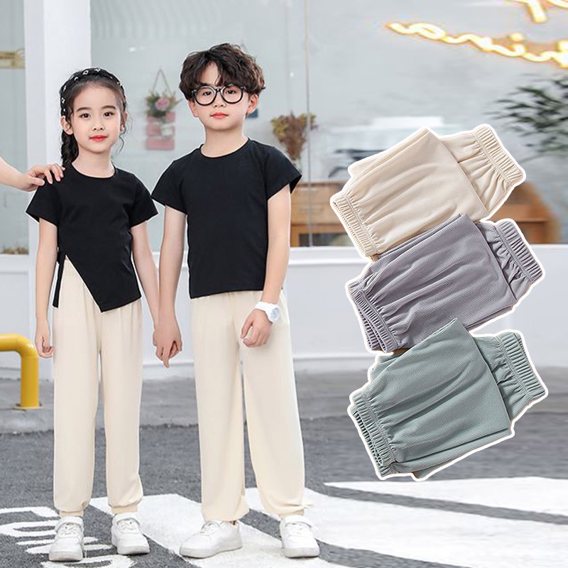Quần ống rộng WOMA thời trang mùa hè Hàn Quốc cho mẹ và bé