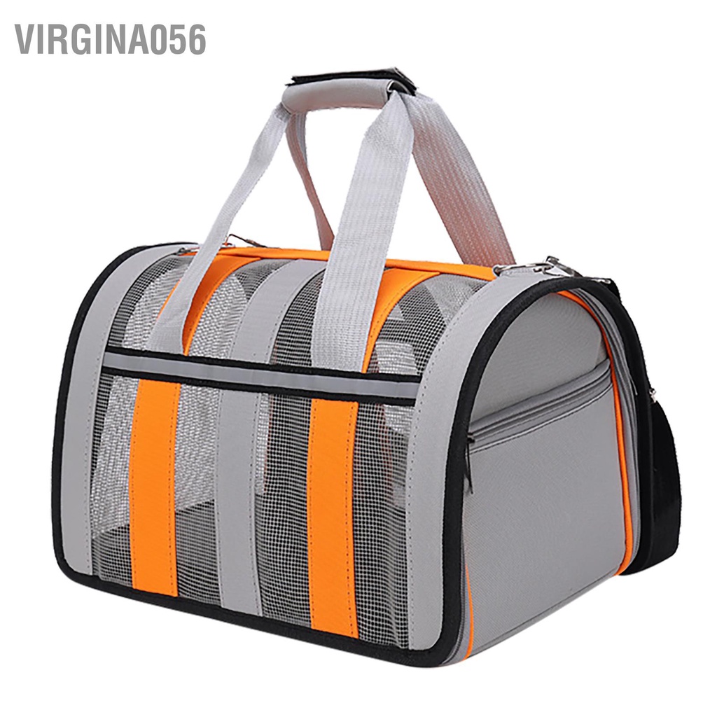 Virgina056 Cat Carrier Không thấm nước Vải Oxford thoáng khí Túi đựng đồ du lịch cho thú cưng dành chó