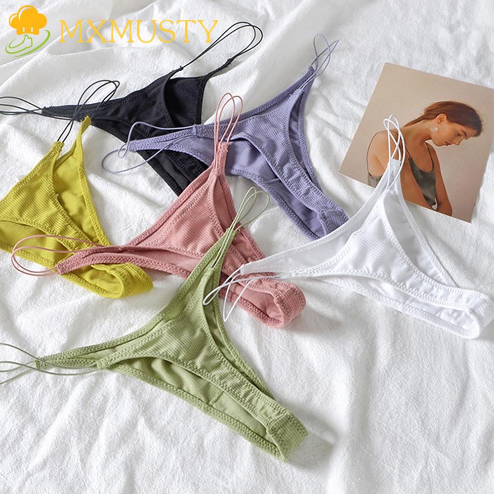 Quần Lót Cotton Mỏng Lưng Thấp Plus Size Quyến Rũ