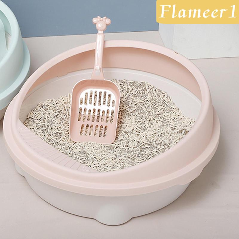 [Flameameer1] Hộp Đi Vệ Sinh Nâng Cao Kèm Xẻng Cho Mèo