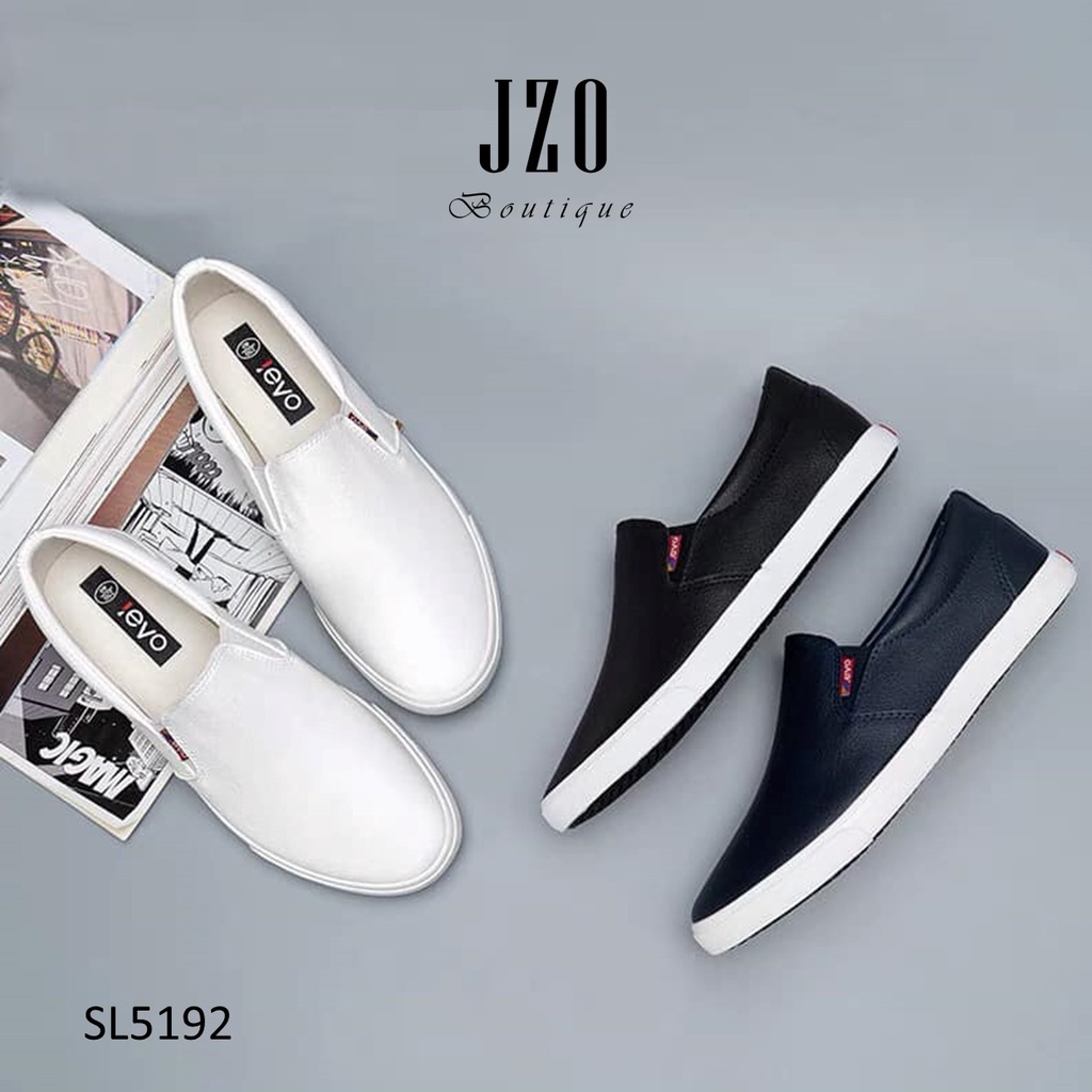 Giày lười Slip on da PU Leyo SL5192