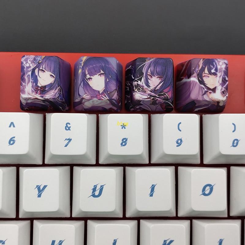 Set 4 Nút Bàn Phím Cơ R4 In Hình btsg PBT