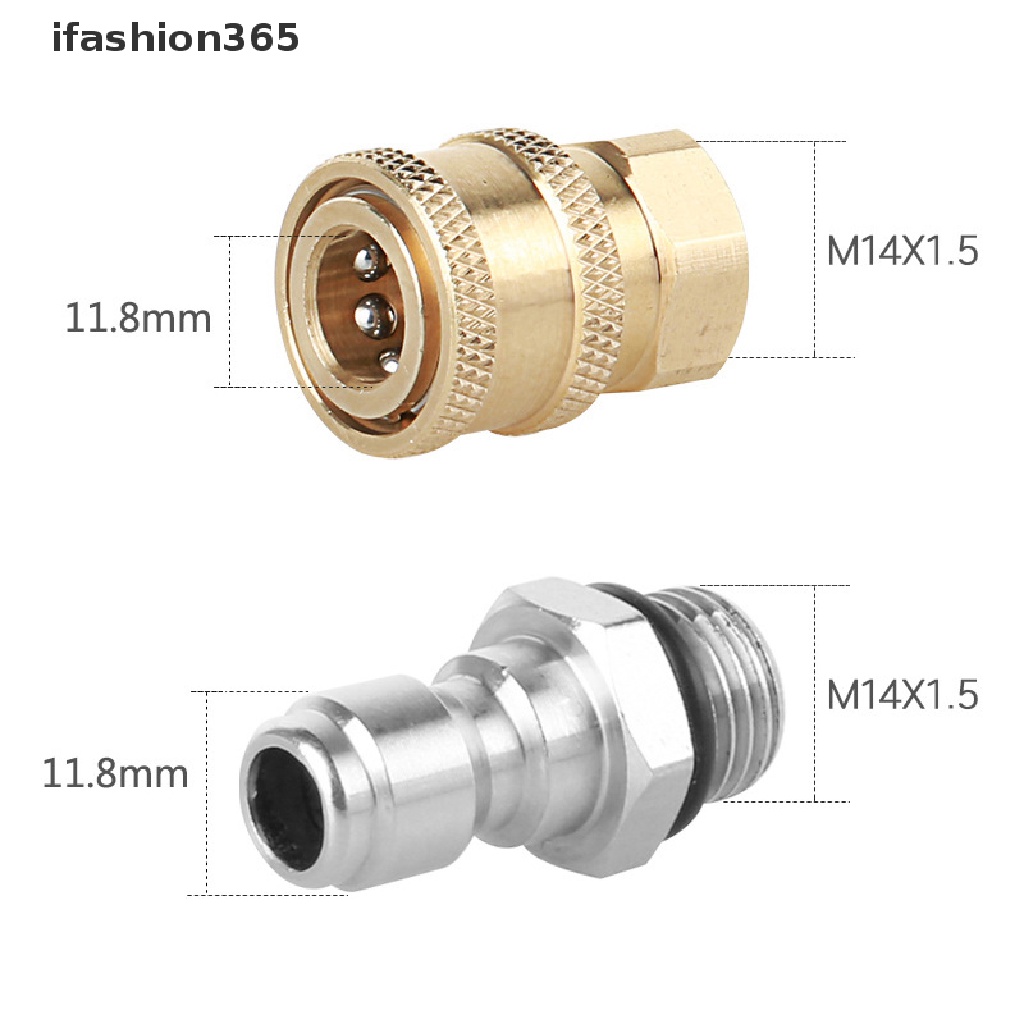 Đầu Nối Ống Nước Áp Suất Cao 1 / 4 "M14 * 1.5 ifashion365