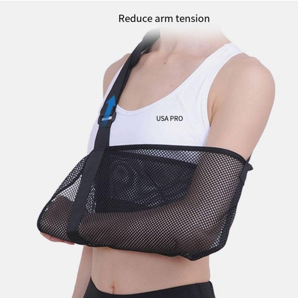 Mxmusty Forearm Đai Đeo Cổ Tay Thoáng Khí Hỗ Trợ Điều Chỉnh Tư Thế Cánh Tay Mùa Hè