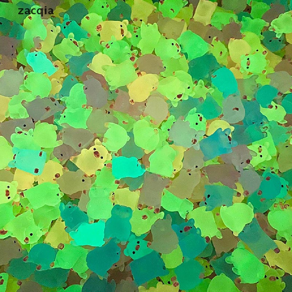 Set 6 Mô Hình Chú Heo Bằng Nhựa Dạ Quang Trang Trí Tiểu Cảnh