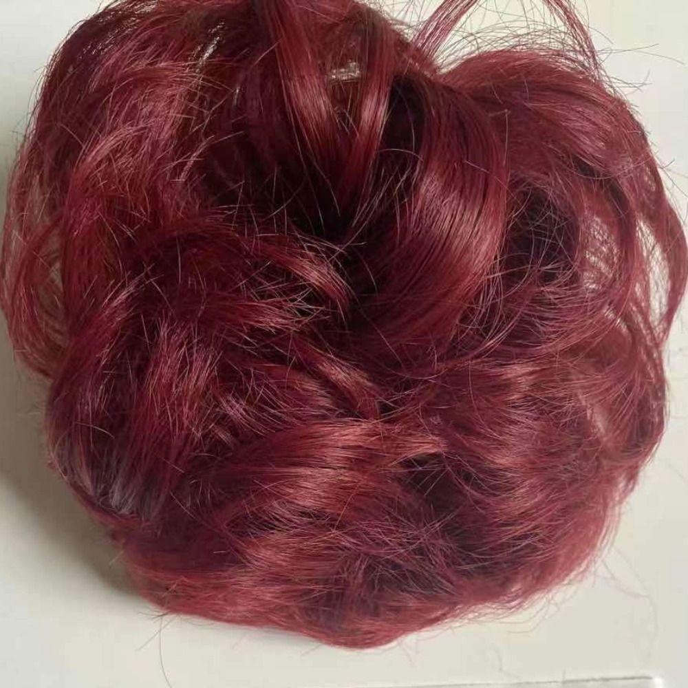 Búi Tóc Giả Từ Sợi Tổng Hợp Tự Nhiên Dành Cho Cô Dâu