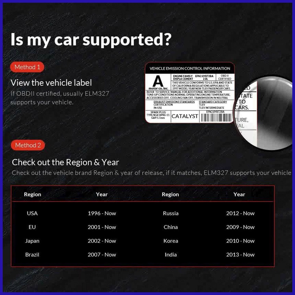 Thiết Bị Kiểm Tra Lỗi ELM327 V1.5 Bluetooth Cho IOS / Android ELM 327 OBD 2 OBD2