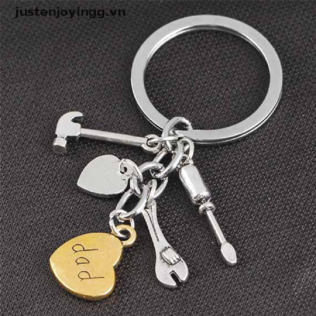Móc Khóa Bạc Khắc Chữ justenjoyingg.vn / / Father 'S Day
