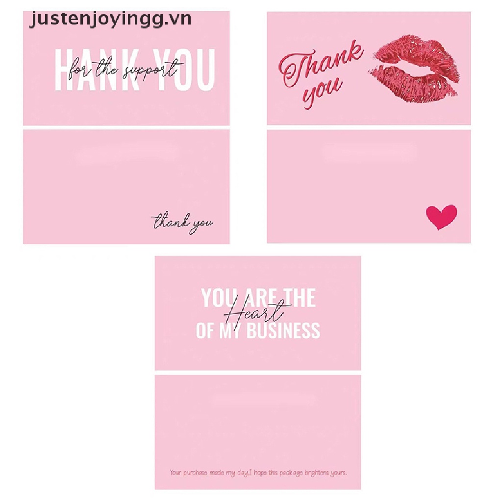 Set 50 Tấm Thiệp Cảm Ơn In Chữ Thank You for Your Order