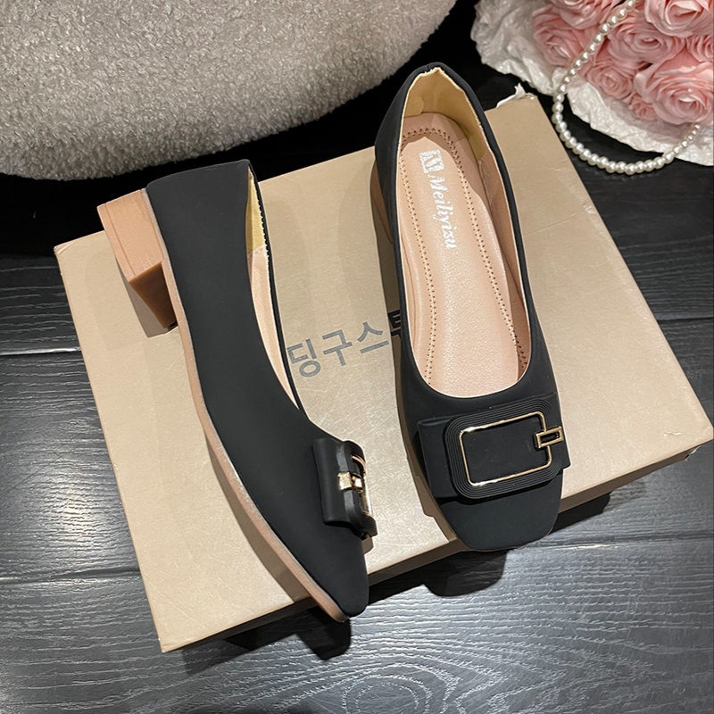 Giày Lười Đế Mềm Thấp Thời Trang Mùa Xuân 2023 Cho Nữ