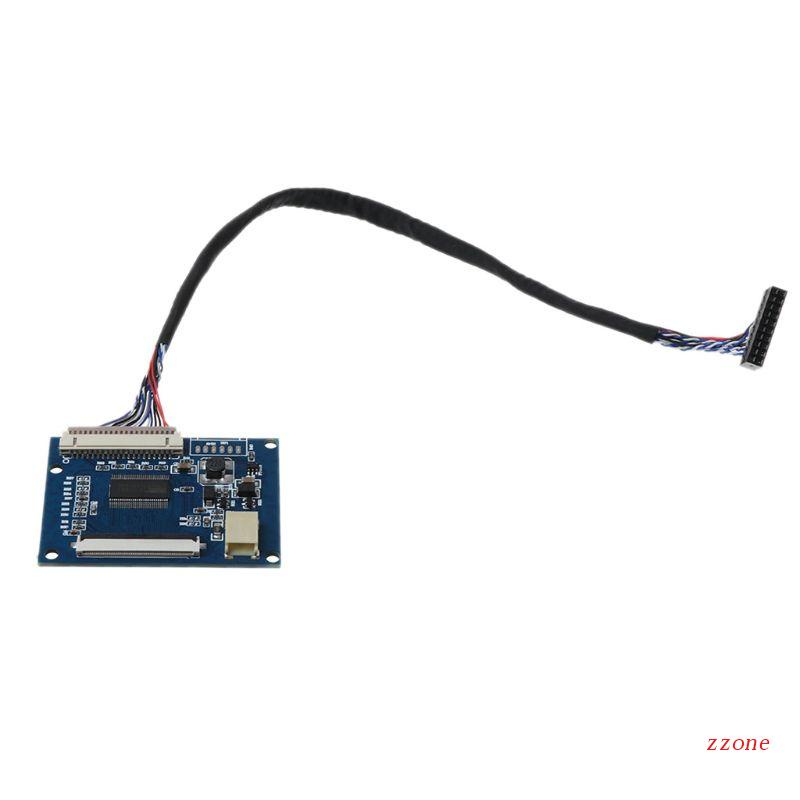 1 Bộ Bảng Mạch Điều Khiển Cổng Ra 20Pin 1-C LVDS Sang Cổng TTL 50Pin Kèm Dây Cáp