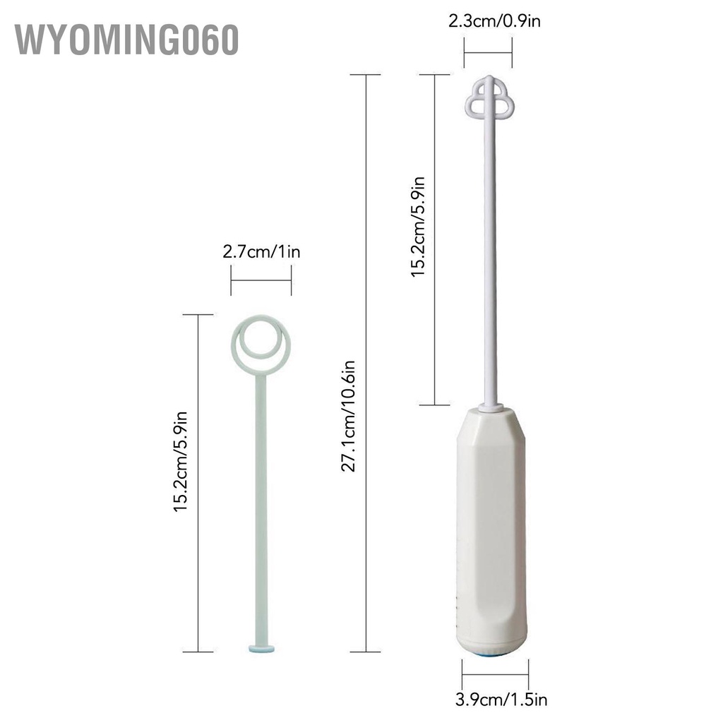 Wyoming060 Máy đánh trứng bằng điện tự động trộn sữa cầm tay mini không dây để làm kem tại nhà