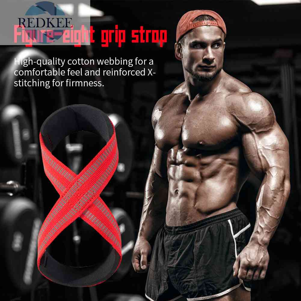 Đai Quấn Cổ Tay Tập Gym Hình Số 8 Bền Thoáng Khí Đa Năng